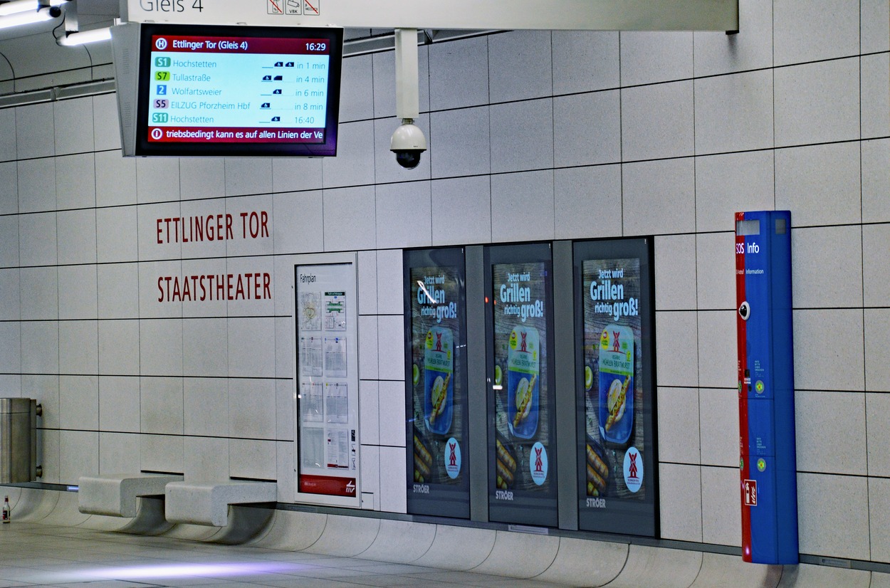 Stadtbahn Karlsruhe Innenstadttunnel und Tunnelrampen