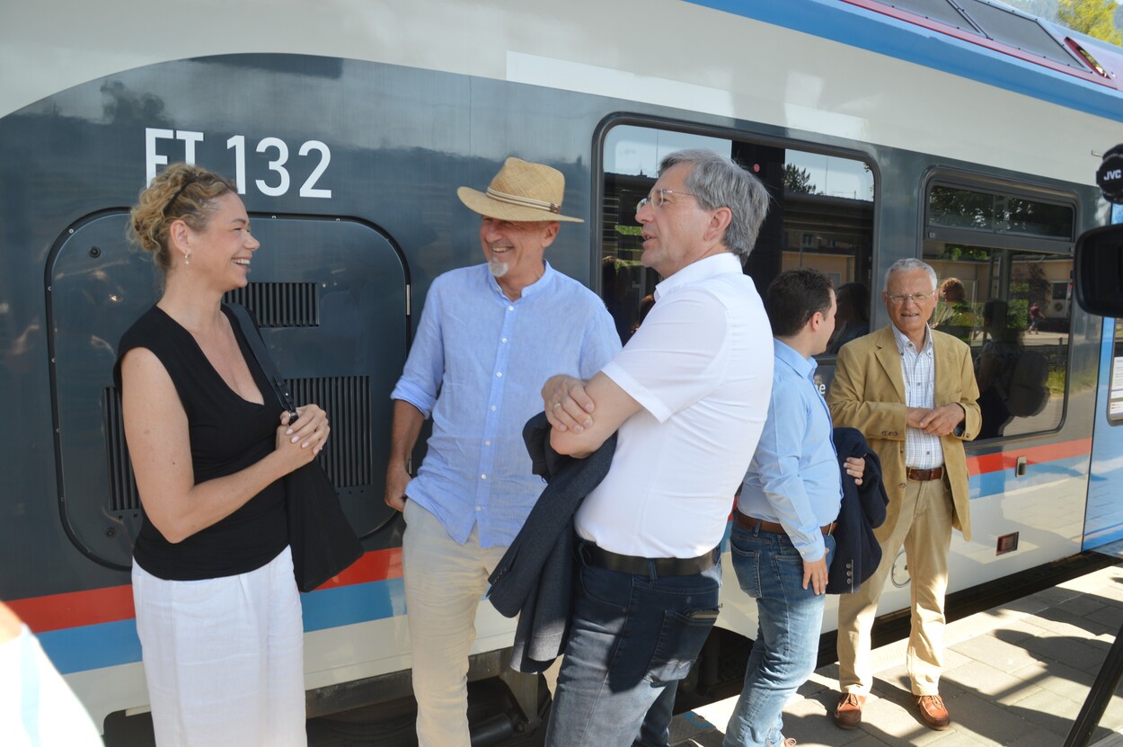 Fahrzeugsegnung der Bayerischen RegioBahn im Bahnhof Bad Reichenhall