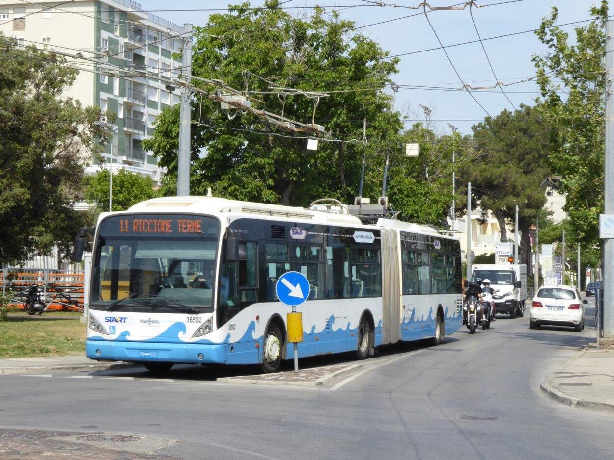 Rimini - Riccione | Il filobus dele vacanze - the traditional line