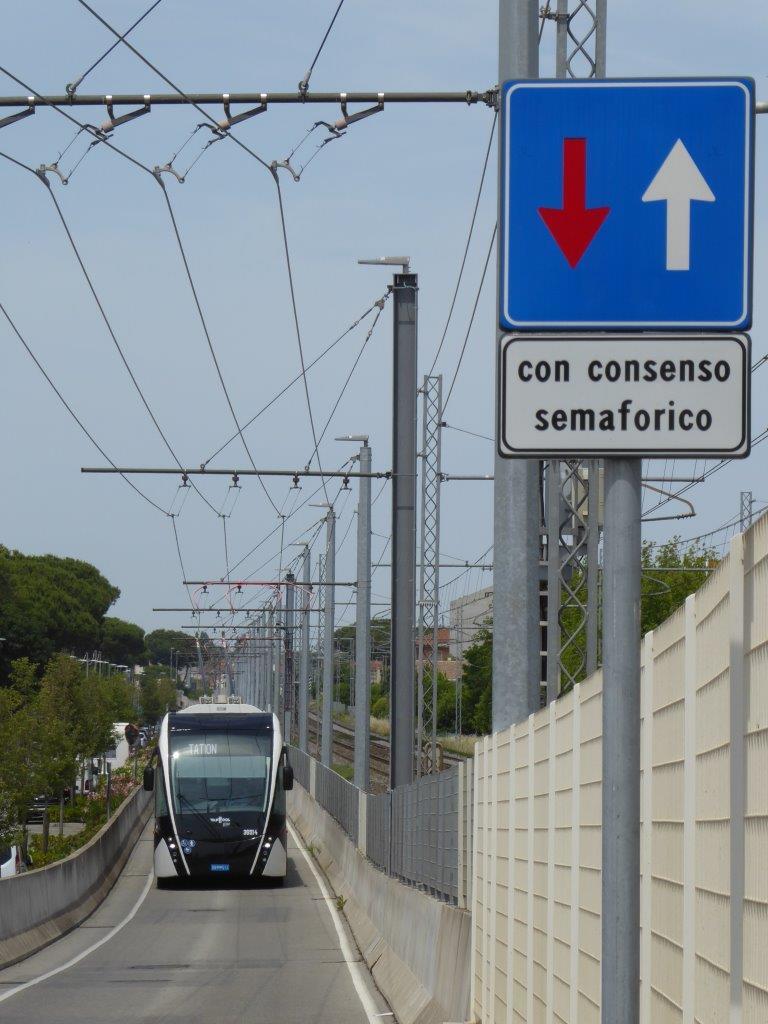 Metromare Rimini - Riccione | Express trolleybus line - the new one