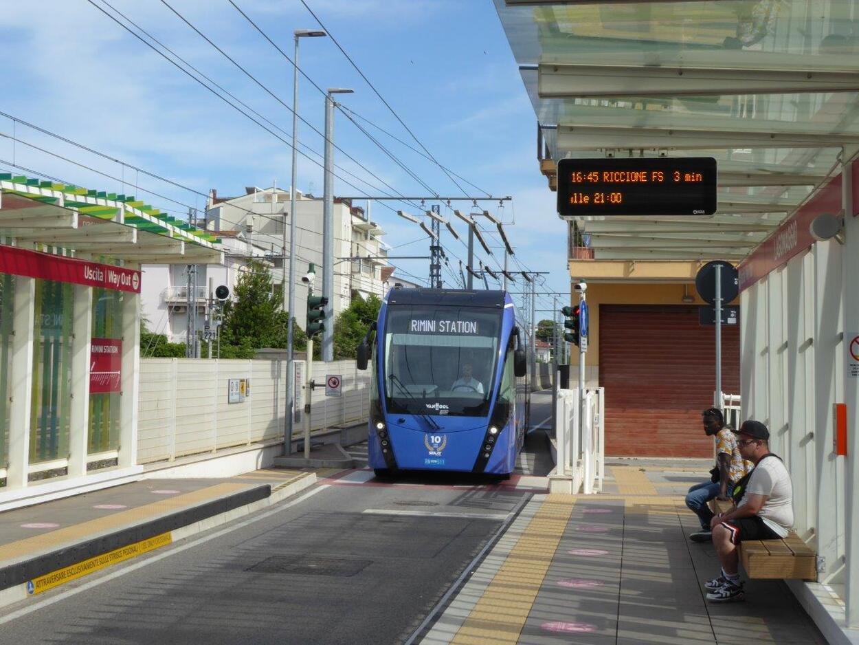 Metromare Rimini - Riccione | Express trolleybus line - the new one