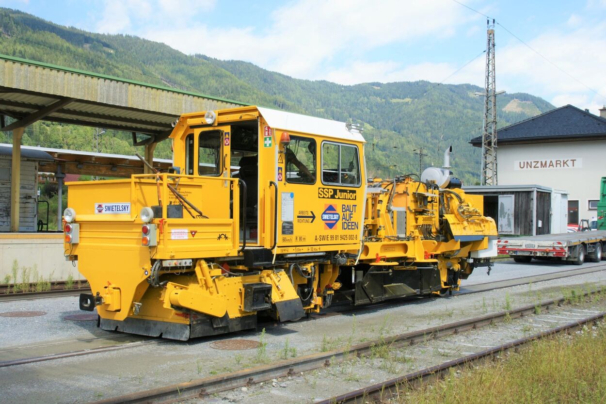 Streckensperre auf der Murtalbahn zwischen Unzmarkt und Murau