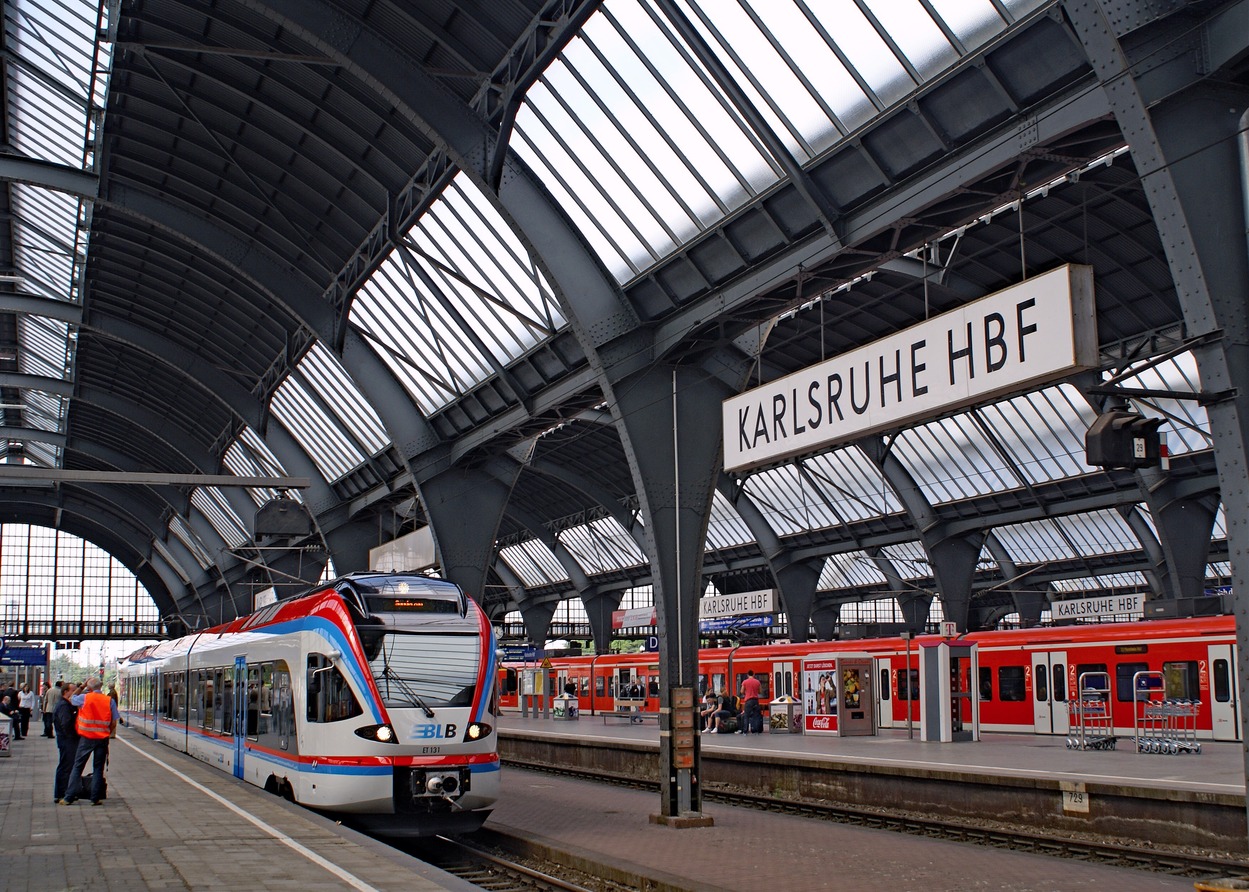 Exkursion Karlsruhe 2010 mit Dr. Wilfried Haslauer Verkehrslandesrat, heute Landeshauptmann von Salzburg