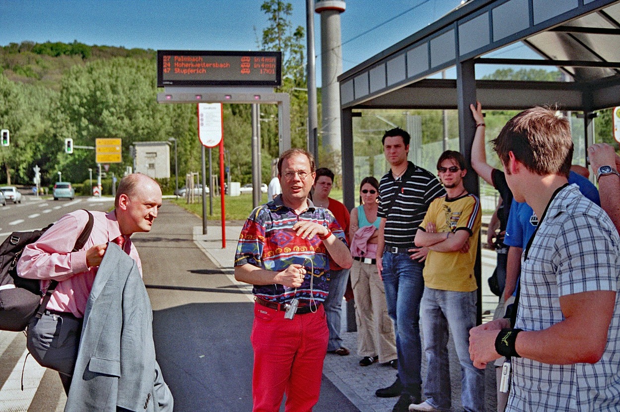 Exkursion 2005 der Fachhochschule Kapfenberg zum "Karlsruher Modell"