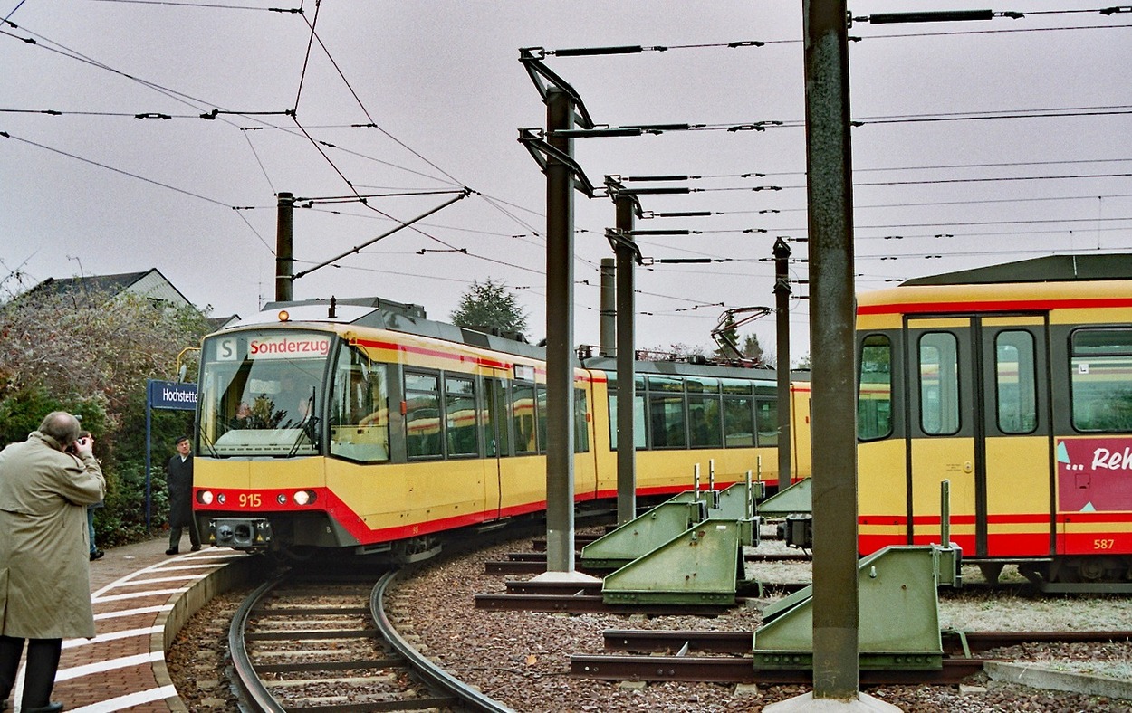 Horber Schienentage 2005 Exkursion zum "Karlsruher Modell" mit Dir. Dr. Dieter Ludwig und Horst Emmerich