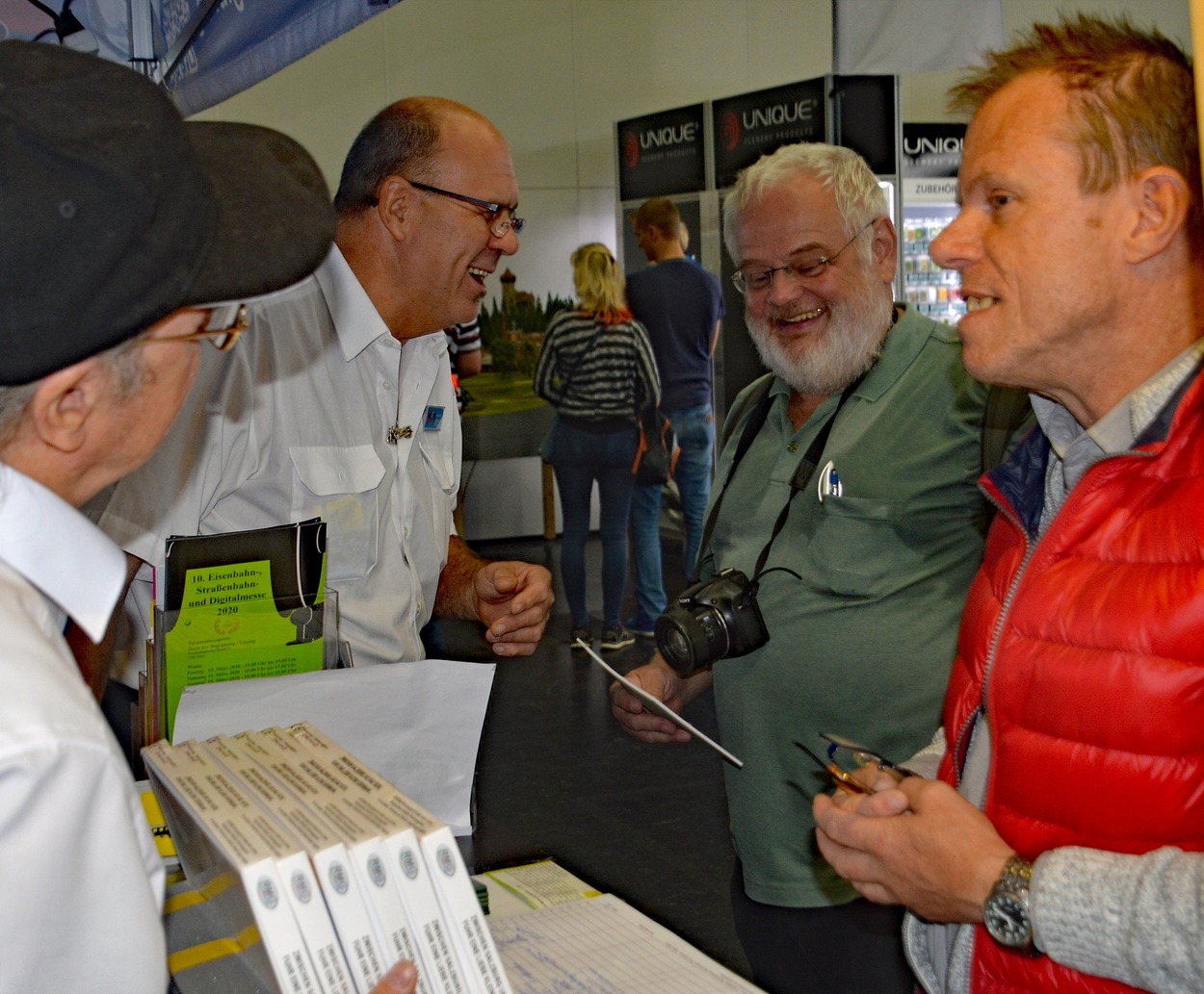 Club Salzkammergut-Lokalbahn Info-Stand Modellbau-Messe 2019