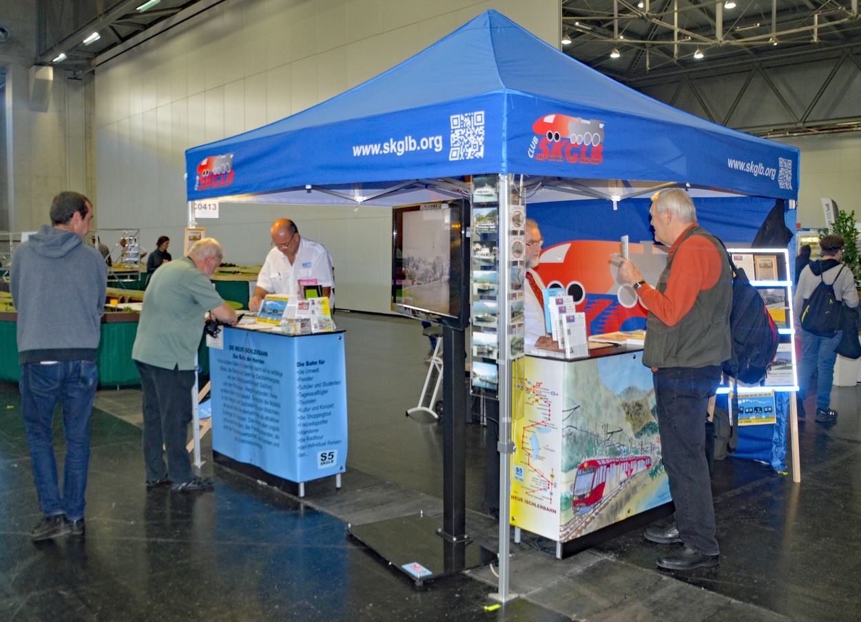 Club Salzkammergut-Lokalbahn Info-Stand Modellbau-Messe 2019