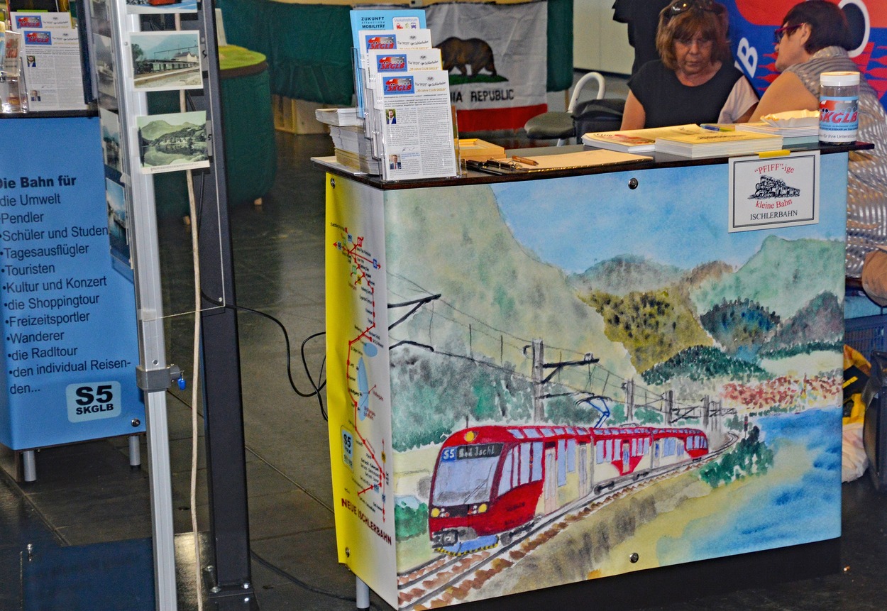 Club Salzkammergut-Lokalbahn Info-Stand Modellbau-Messe 2019