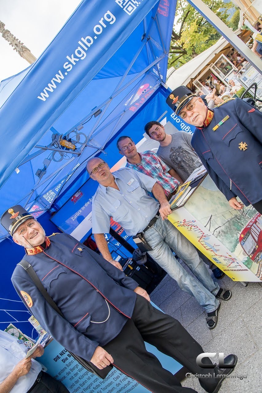 Club Salzkammergut Lokalbahn Info-Stand Kaiserfest Bad Ischl 2019