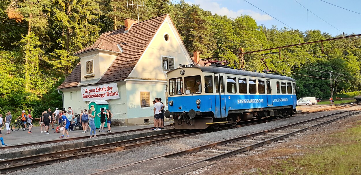 Start am Bahnhof Gnas - 5. Sonnwendlauf am 11. Juni 2022