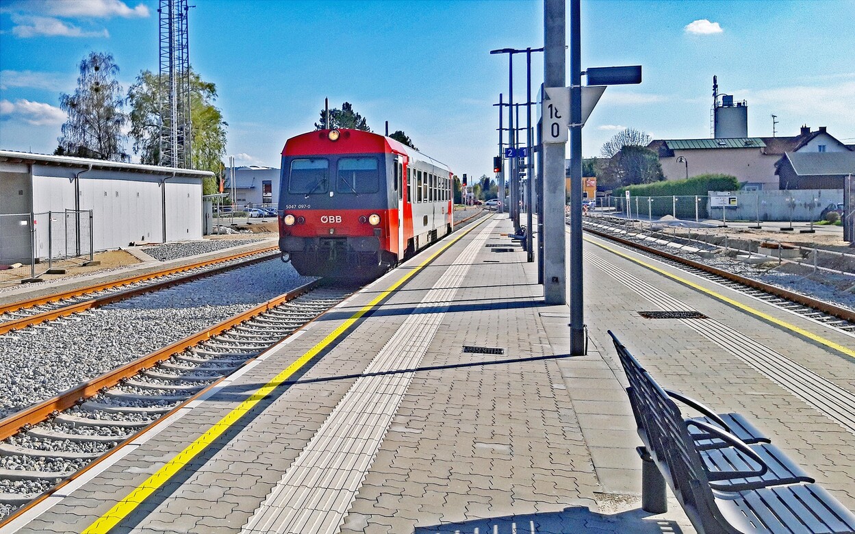 Der neue Bahnhof in Mattighofen