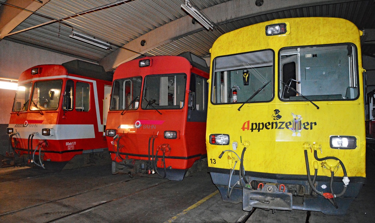 Appenzellerbahn fährt Achenseebahn