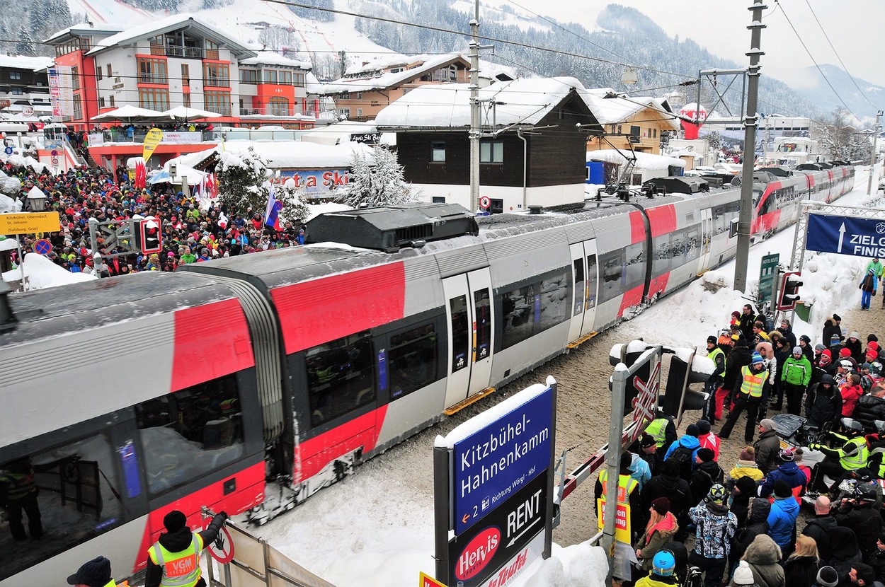 ÖBB sorgen für die Mobilität der Fans bei den Hahnenkammrennen in Kitzbühel