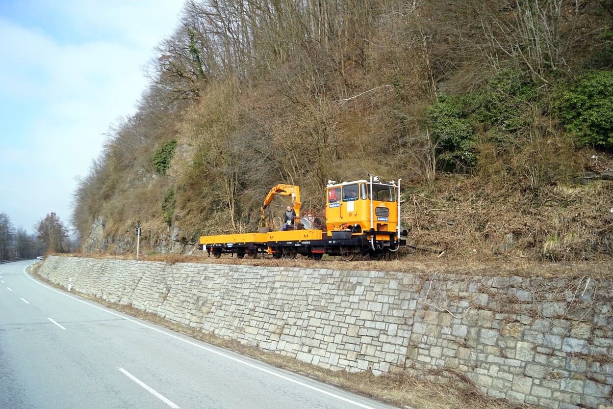 Passau: Streckenerweiterung bei der Granitbahn | Lokalbahn Hauzenberg-Passau