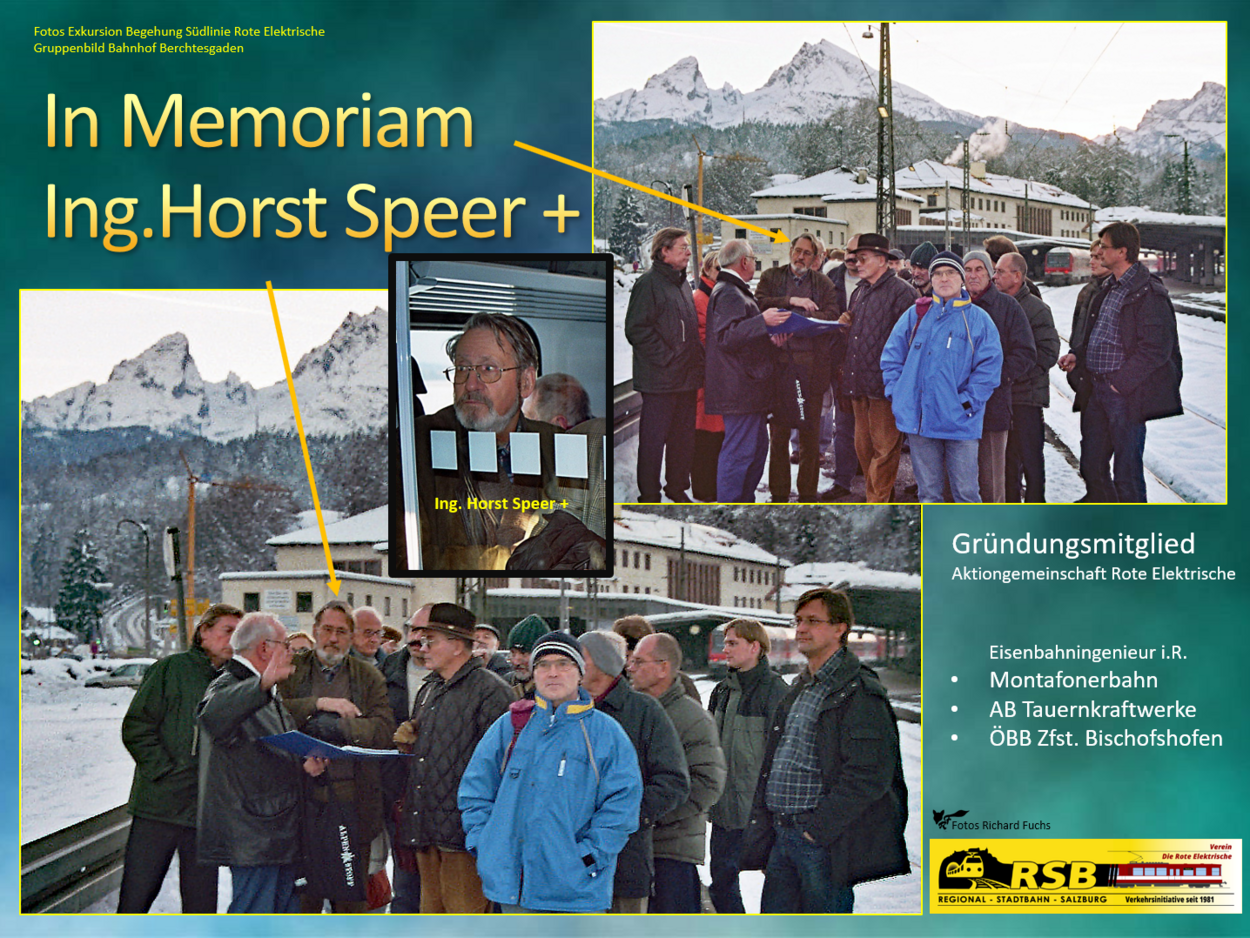 In Memoriam Ing. Horst Speer