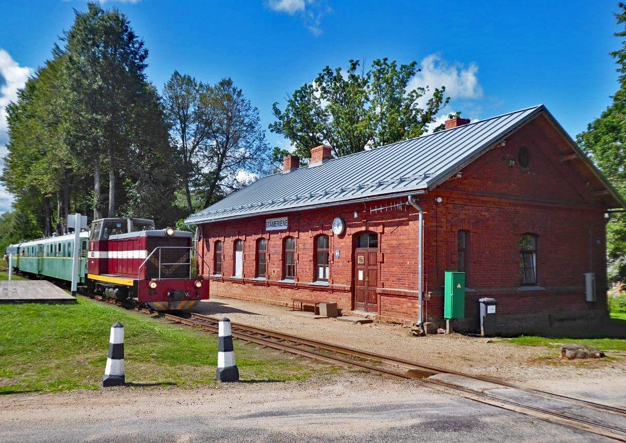 lettische Schmalspurbahn Gulbene (Alt Schwanenburg) - Aluksne (Marienburg) 