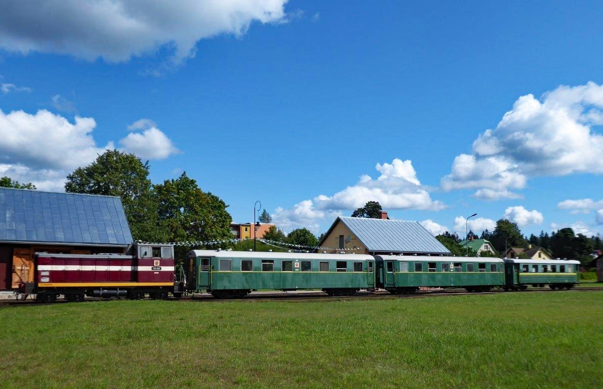 lettische Schmalspurbahn Gulbene (Alt Schwanenburg) - Aluksne (Marienburg) 