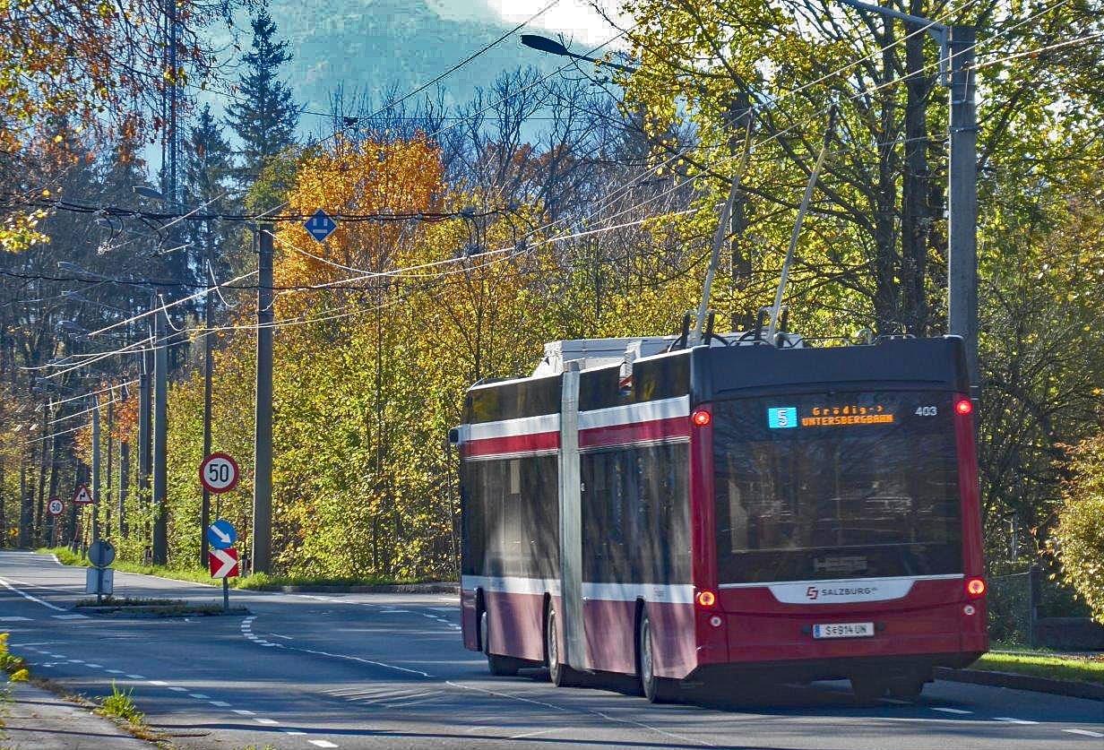 Obus 5 Richtung Grödig