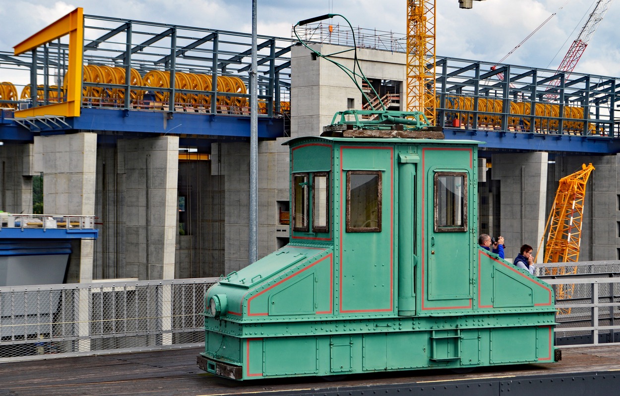 Treidellok Schiffshebewerk Niederfinow