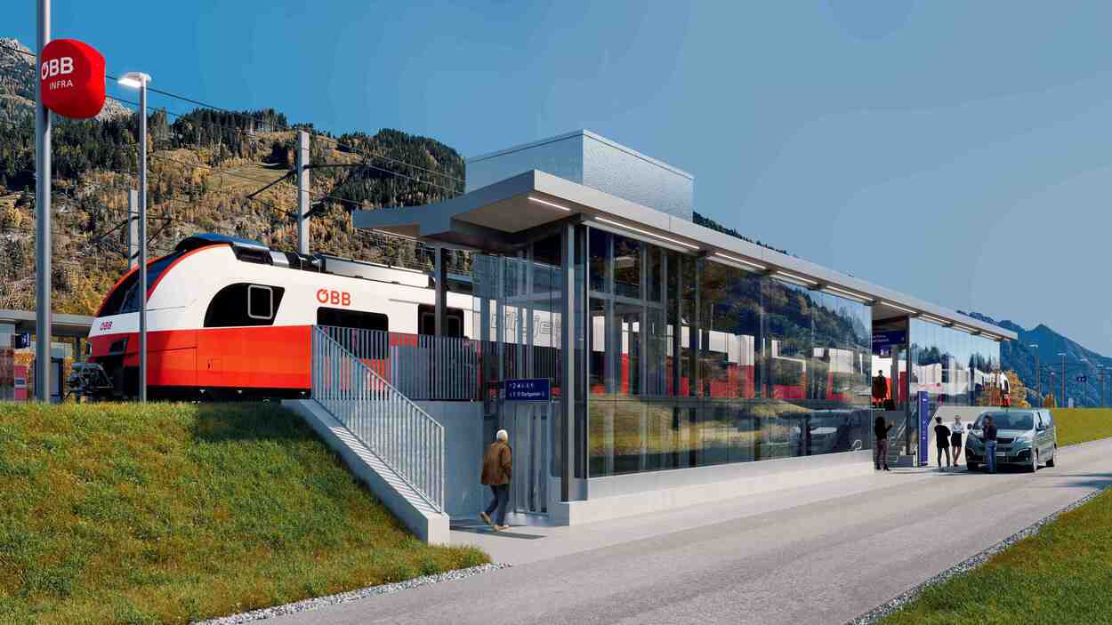 Visualisierung Bahnhof Bad Hofgastein