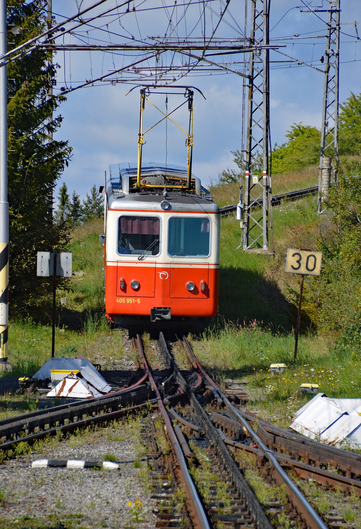 Zahnradbahn Štrba - Štrbské Pleso in der Hohen Tatra