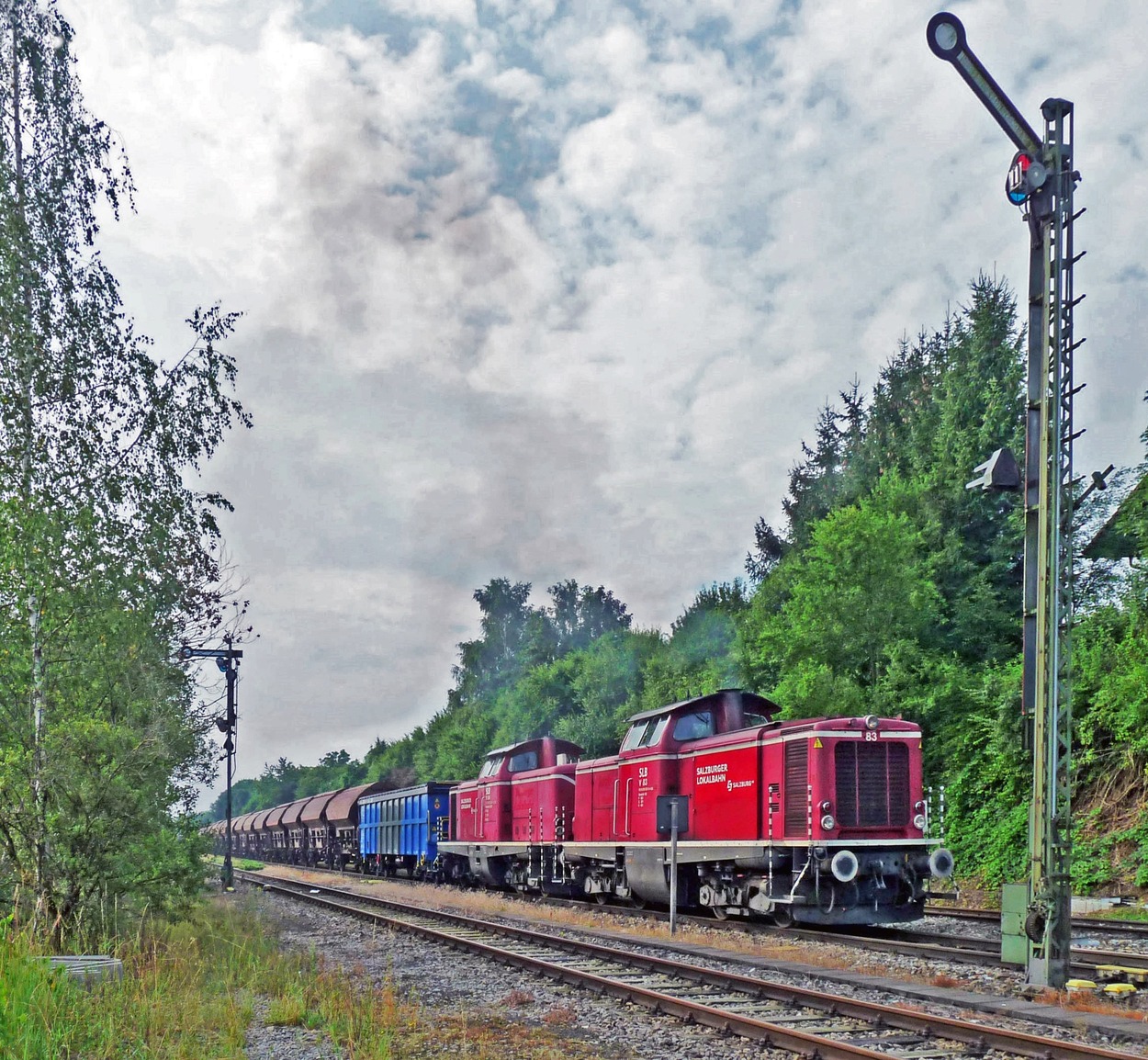 SLB Güterverkehr Salzburger Lokalbahnen Normalspur