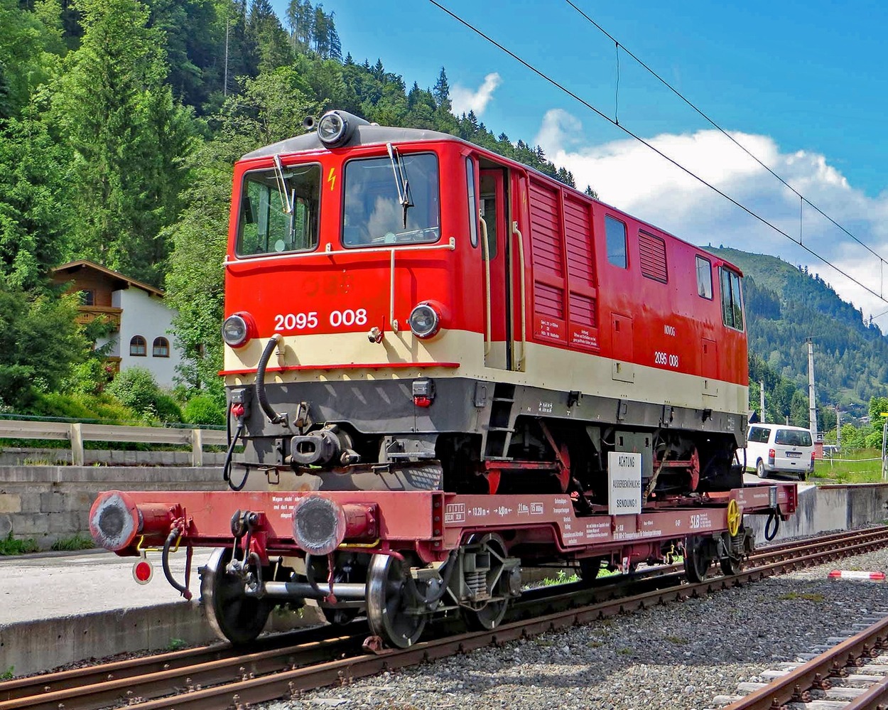 SLB-Güterverkehr auf der Pinzgauer Lokalbahn