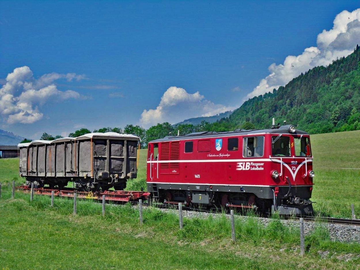 SLB-Güterverkehr auf der Pinzgauer Lokalbahn