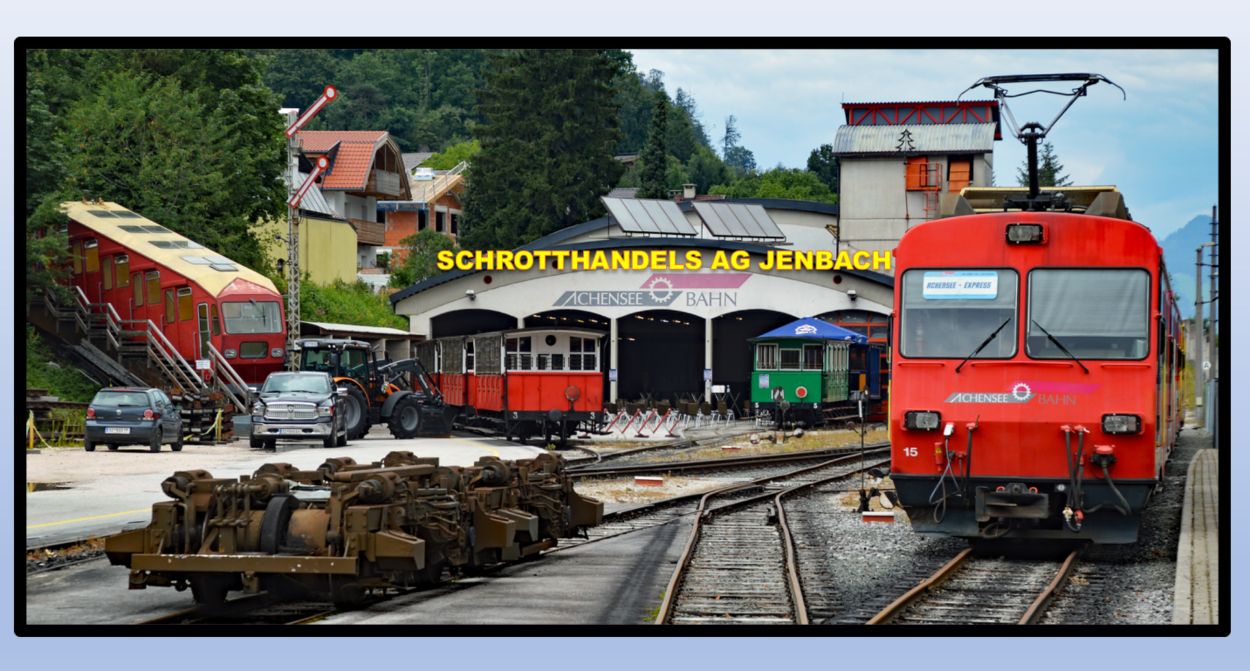 Achenseebahn Zerstörungswut