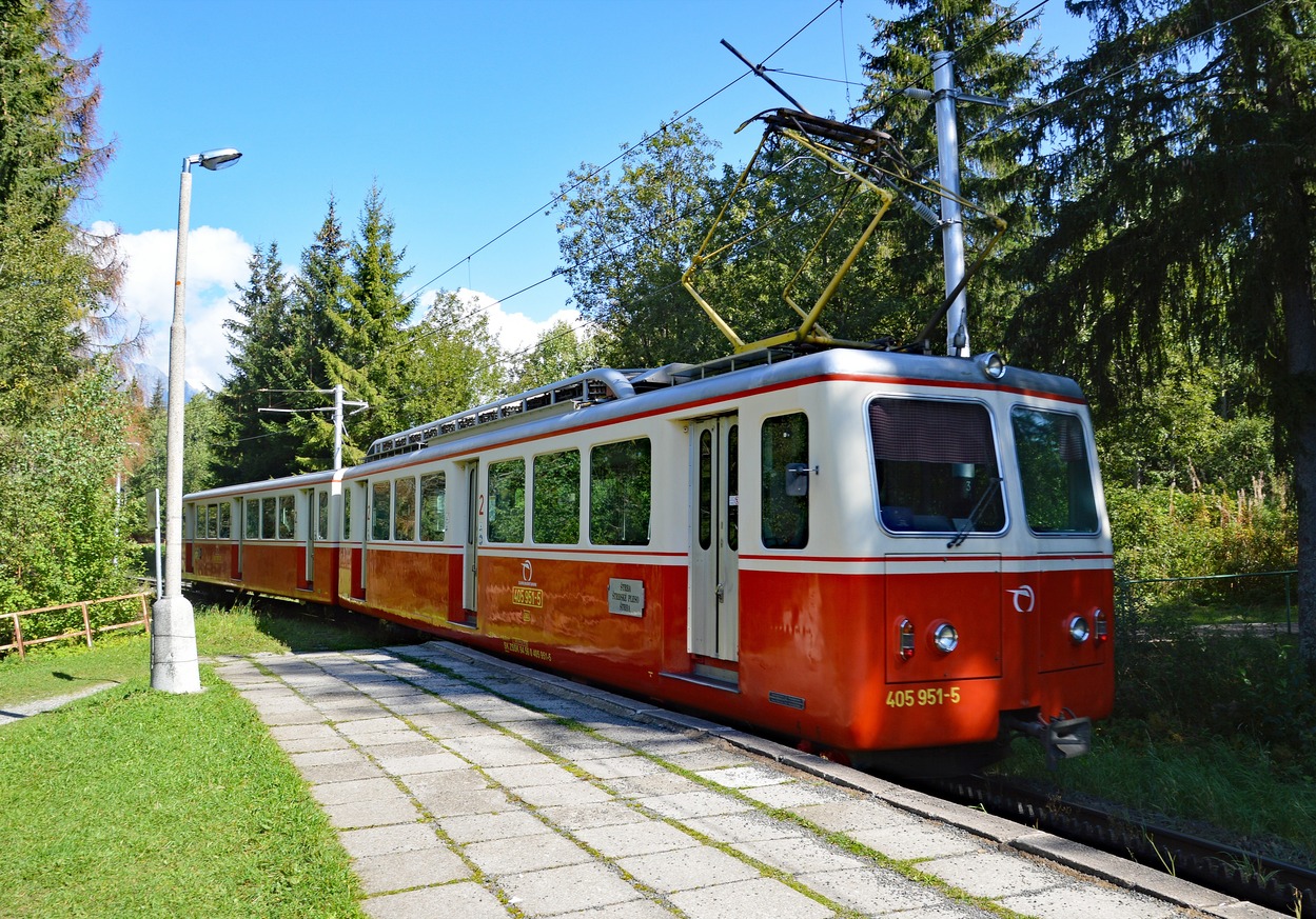 Tschirmerbahn. Csorba-Bahn, Zahnradbahn Štrba–Štrbské Pleso