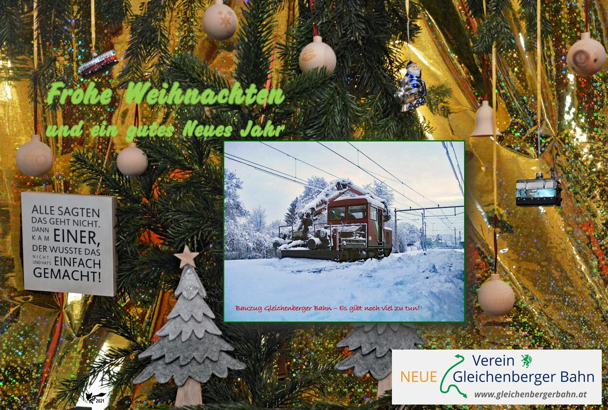 Gesammelte Grüße, Wünsche und Danksagungen zu Weihnachten und zum Jahreswechsel