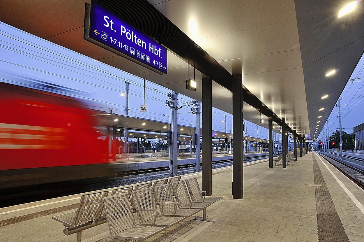 ÖBB Pressefoto - Thema: St. Pölten Hauptbahnhof