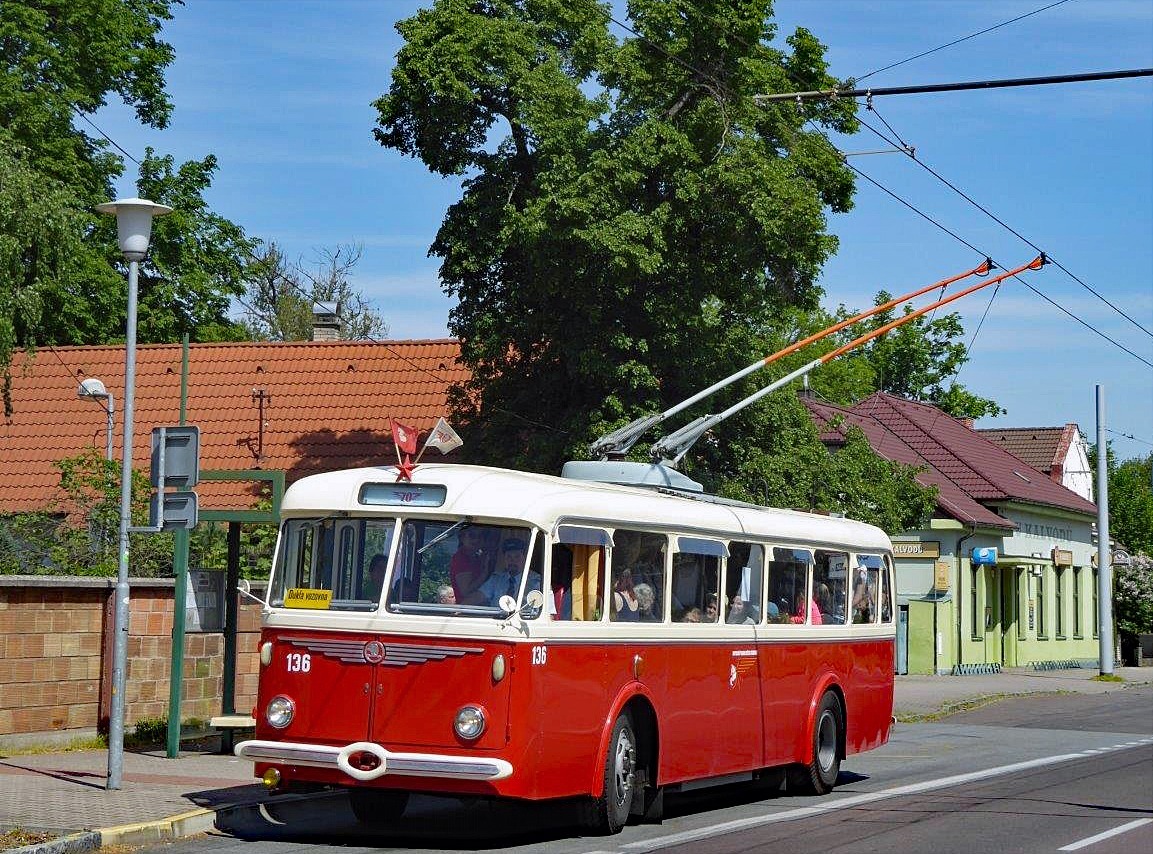 70 Jahre Obus/Trolleybus in Pardubice/Pardubitz