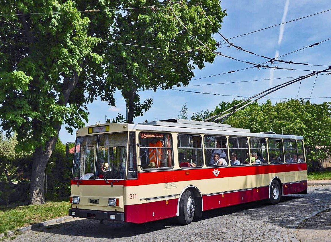 70 Jahre Obus/Trolleybus in Pardubice/Pardubitz